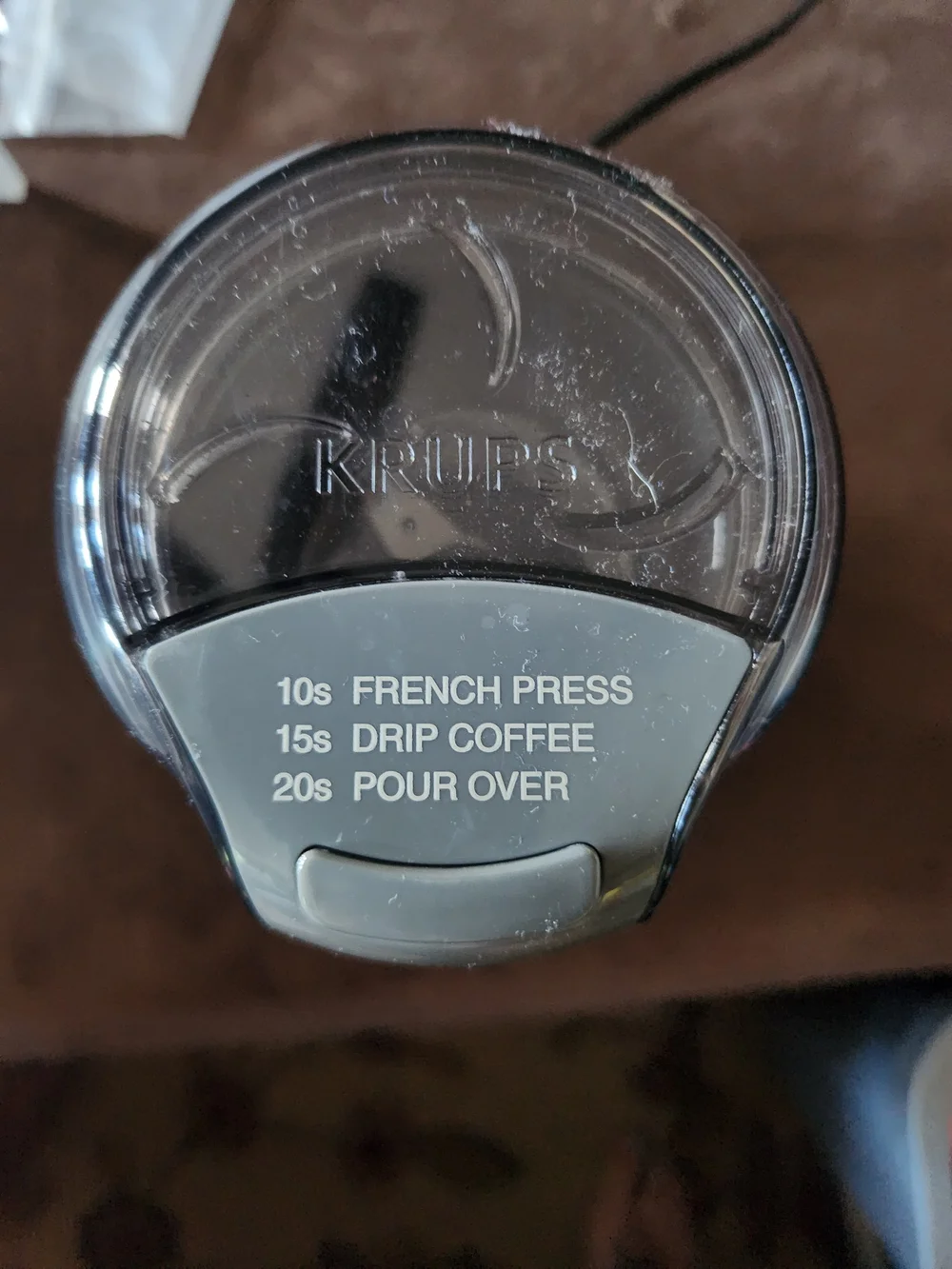 KRUPS Electric Coffee Grinder - Gray